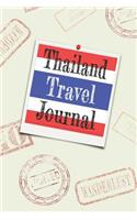 Thailand Travel Journal: Blank lined diary