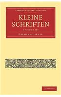 Kleine Schriften 4 Volume Paperback Set: (Cambridge Library Collection - Classics)