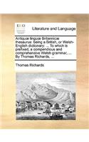 Antiquae Linguae Britannicae Thesaurus