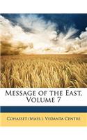 Message of the East, Volume 7