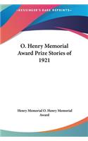 O. Henry Memorial Award Prize Stories of 1921