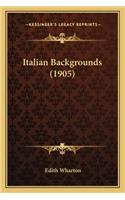 Italian Backgrounds (1905)