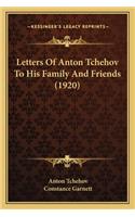 Letters of Anton Tchehov to His Family and Friends (1920)