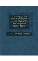 The Campaign and Battle of Gettysburg: From the Official Records of the Union and Confederate Armies