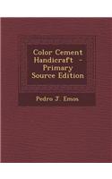 Color Cement Handicraft