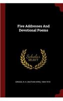 Five Addresses and Devotional Poems