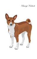 Basenji Notebook Record Journal, Diary, Special Memories, to Do List, Academic Notepad, and Much More