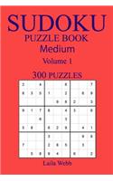 300 Medium Sudoku Puzzle Book