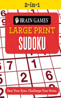 Brain Games 2-In-1 - Large Print Sudoku