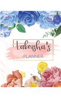 Lakeisha's Planner: Monthly Planner 3 Years January - December 2020-2022 - Monthly View - Calendar Views Floral Cover - Sunday start