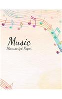 music notebooks to write music: Music Manuscript Paper / White Marble Blank Sheet Music / Notebook for Musicians / Staff Paper / Composition Books Gifts ... * Large * 9 Stave * 102