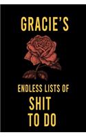 Gracie's Endless Lists of Shit to do