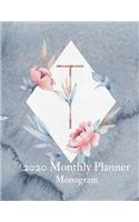2020 Monthly Planner Monogram
