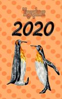Tagesplaner 2020: Pinguin - Ein Tag ein Blatt - A4 Format
