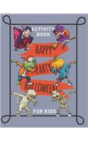 Activity Book Happy Halloween For Kids