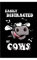 Easily Distracted By Cows: Fishing Log Book And Journal For A Fisherman Or For Kids To Record Fishing Trips And Experiences of e.g. Bass Fishing Or Fly Fishing (6 x 9; 120 Pag