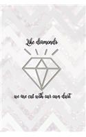 Like Diamonds We Are Cut With Our Own Dust