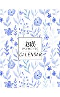 Bill Payments Calendar