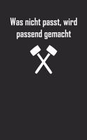 Was nicht passt wird passend gemacht: A5 Monatsplaner 120 Seiten mit Spalten für Monatsziele, Termine, Veranstaltungen, Notizen und Wochenübersicht. Ideal für Heimwerker