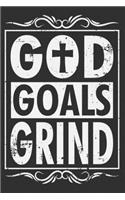 God Goals Grind: Woman gifts ideas, gifts for women, women gifts for birthday 6x9 Journal Gift Notebook with 125 Lined Pages