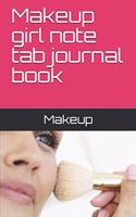 Best makeup girl artistic note tab journal book