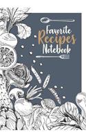 Favorite Recipes Notebook