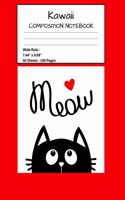 Kawaii Composition Notebook