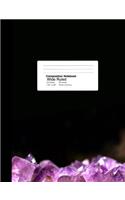 Composition Notebook Wide Ruled 7.44 X 9.59 Inches 100 Sheets / 200 Pages