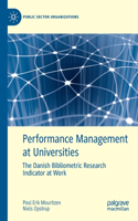 Performance Management at Universities