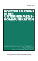 Investor Relations in Der Unternehmenskommunikation