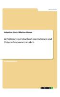 Verhältnis von virtuellen Unternehmen und Unternehmensnetzwerken