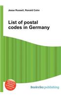 List of Postal Codes in Germany