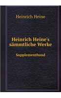 Heinrich Heine's Sämmtliche Werke Supplementband