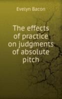 effects of practice on judgments of absolute pitch