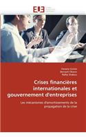 Crises financières internationales et gouvernement d'entreprises: (Omn.Univ.Europ.)