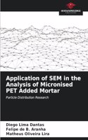 Application of SEM in the Analysis of Micronised PET Added Mortar