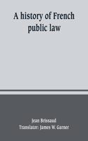 history of French public law