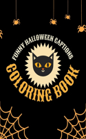 Funny Halloween Captions Coloring book