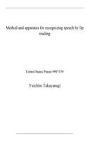 Method and apparatus for recognizing speech by lip reading