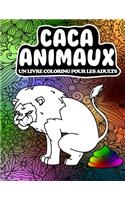 Caca Animaux Un Livre Coloring Pour Les Adults: Pooping Animals A Funny Coloring Book for Adults