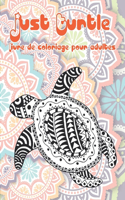 Turtle - Livre de coloriage pour adultes