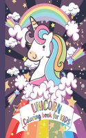 Unicorn coloring book for kids