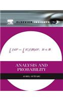 Analysis and Probability