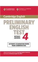 Cambridge Preliminary English Test 4