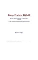 Diary, Feb-Mar 1668-69 (Webster's Japanese Thesaurus Edition)