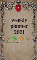 Weekly Planner 2021 colored