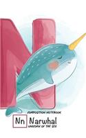Unicorn of The Sea Composition Notebook