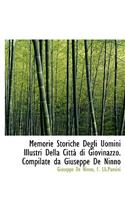 Memorie Storiche Degli Uomini Illustri Della Citt Di Giovinazzo. Compilate Da Giuseppe de Ninno