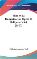 Homeri Et Homeridarum Opera Et Reliquiae V3-4 (1807)