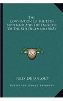 The Convention of the 15th September and the Encyclic of the 8th December (1865)